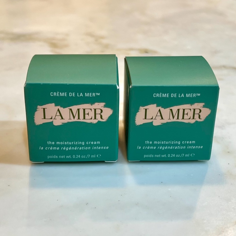 (2) Creme de la Mer - The Moisturizing Cream Set - NEW IN BOX - 7ml each